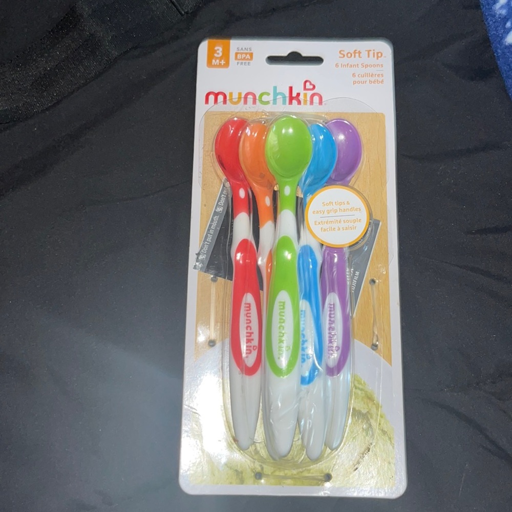 Soft tip infant spoons